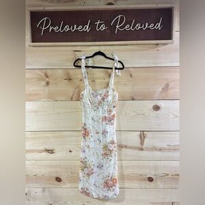 Lauren Condrad Floral Silky Dress